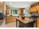 Bright kitchen with wood cabinets, granite countertops, and stainless steel appliances at 206 Flora Ne Ave, Atlanta, GA 30307