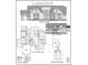 Detailed floor plan showcasing the home's layout and dimensions, including the front and rear elevations at 2468 Rockbridge Nw Rd, Conyers, GA 30012