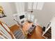Bright living room with hardwood floors, fireplace, and large windows offering plenty of natural light at 3524 Old Towne Ln, Cumming, GA 30040