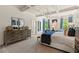 An elegant bedroom featuring a coffered ceiling and stylish decor at 211 Linford Dr, Locust Grove, GA 30248