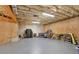 Large unfinished basement with exposed insulation and concrete walls ready for remodeling at 104 Meadow View Trl, Canton, GA 30115