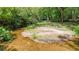 Scenic view of a peaceful creek flowing through a wooded area with lush greenery at 104 Meadow View Trl, Canton, GA 30115