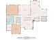 Detailed first floor layout of a spacious 4093 sq ft home showcasing bedrooms, living spaces, and kitchen at 104 Meadow View Trl, Canton, GA 30115