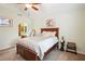 Inviting bedroom with a comfortable bed, ensuite bathroom, and a tranquil ambiance at 401 Kenley Ct, Mcdonough, GA 30253