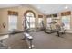 Well-equipped gym with exercise machines and free weights, offering residents a convenient fitness option at 401 Kenley Ct, Mcdonough, GA 30253