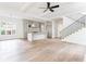Spacious living area with an open floorplan leading to the gourmet kitchen and staircase at 1211 Reeder Ne Cir, Atlanta, GA 30306