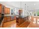 Well-equipped kitchen with a large island, stainless steel appliances, and ample counter space at 3134 Hudson Pond Ln, Marietta, GA 30062