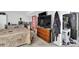 Bedroom featuring a bed, TV, and small refrigerator at 1192 Pathfinder Rd, Marietta, GA 30066