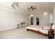 Open Primary bedroom features a tray ceiling and access to the Primary bath at 4041 Woodward Walk Ln, Suwanee, GA 30024