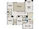 Floor plan showing the second level bedrooms and media room at 4041 Woodward Walk Ln, Suwanee, GA 30024