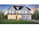 Charming two-story home with a well-manicured lawn and welcoming front porch at 5515 Misty Glen Ln, Cumming, GA 30040