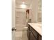Bathroom featuring a tub/shower combo, and modern vanity with storage space at 2962 Girard Ln, Duluth, GA 30097