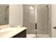 Modern bathroom features tiled shower, a sleek vanity, and contemporary fixtures at 2962 Girard Ln, Duluth, GA 30097