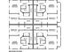 Second-floor blueprint highlighting Primary bedrooms with ensuite baths and walk-in closets at 4856 Allatoona Gtwy # 8, Acworth, GA 30101