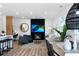 Bright, open-concept living space featuring modern furnishings and stylish decor at 4856 Allatoona Gtwy # 8, Acworth, GA 30101