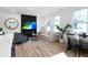 Tastefully furnished living room offering natural light and comfortable seating at 4856 Allatoona Gtwy # 8, Acworth, GA 30101