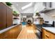 Contemporary eat-in kitchen with a skylight that brings in plenty of natural light at 318 5Th Ne St, Atlanta, GA 30308