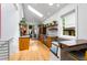 Modern kitchen with skylight, stainless steel appliances, and beautiful wood cabinetry at 318 5Th Ne St, Atlanta, GA 30308