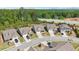 An aerial view of the community showcasing the neighborhood layout and surrounding landscape at 3382 Long Creek Dr, Buford, GA 30519