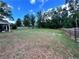 Expansive backyard with a wooden fence, lush greenery and a play structure at 13 Four Feathers Ln, Rydal, GA 30171