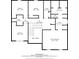 Detailed floor plan of the home, showcasing bedroom, bathroom, and utility spaces at 13 Four Feathers Ln, Rydal, GA 30171