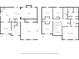Detailed floor plan of both floors of home, showcasing layout of rooms at 13 Four Feathers Ln, Rydal, GA 30171