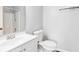 Clean bathroom featuring a white vanity, toilet, and shower with a modern design at 37 Winesap Ct, Temple, GA 30179