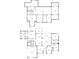 Detailed floor plans showcasing the layout of both first and second level of the house at 6125 Fouts Mill Rd, Douglasville, GA 30135