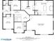 Detailed floor plan of the home showcasing the layout of the second floor and room dimensions at 6355 Stallion Dr, Cumming, GA 30040