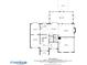 Detailed floor plan of the home showcasing the layout of the first floor and room dimensions at 6355 Stallion Dr, Cumming, GA 30040