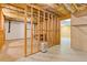 Unfinished basement with exposed framing, plumbing, and potential for customization at 3527 Starwood Sw Trl, Lilburn, GA 30047