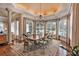 Dining room with chandelier and lots of natural light at 5045 Harrington Rd, Johns Creek, GA 30022