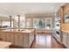 Expansive kitchen with stainless steel appliances and a large center island at 5045 Harrington Rd, Johns Creek, GA 30022