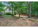 Spacious wooded backyard with privacy fence at 3380 Canon Bay Dr, Cumming, GA 30041