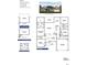 Detailed first-floor plan featuring four bedrooms, three baths, a two-car garage, and an optional covered patio at 5351 Tuscany Dr, Douglasville, GA 30135