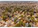 An aerial view of a residential neighborhood with tree-lined streets in a peaceful and green environment at 1271 Fenway Cir, Decatur, GA 30030