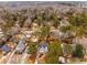 Expansive aerial view of the neighborhood showcasing tree-lined streets and well-maintained homes at 1271 Fenway Cir, Decatur, GA 30030