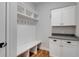 Mudroom features built-in storage, a bench and shelving at 1271 Fenway Cir, Decatur, GA 30030