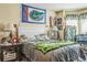 Bedroom with a bed, side tables, and decor at 2606 Fairmont Park Ct, Dacula, GA 30019