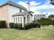 House backyard with a sun room, and brick and vinyl siding at 4091 Oberon Se Ct, Smyrna, GA 30080