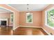 Formal dining room with hardwood flooring, and neutral walls at 491 Hemlock Sw Dr, Marietta, GA 30064