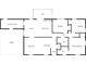 A detailed floor plan showcasing the layout of the home, including the kitchen, bedrooms, and living areas at 2683 Stardust Trl, Decatur, GA 30034