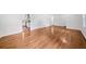 Open-concept living area with hardwood floors, connecting to a modern kitchen at 2683 Stardust Trl, Decatur, GA 30034