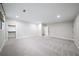Finished basement featuring an open space and closet, ideal for entertaining or recreation at 604 Trinity Church Rd, Canton, GA 30115