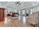 Expansive primary bedroom with hardwood floors and plenty of natural light at 139 Grandmar Chase, Canton, GA 30115