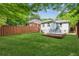 Well-maintained backyard with a wooden deck and privacy fence, perfect for outdoor entertaining and relaxation at 308 Mcpherson Se Pl, Atlanta, GA 30316
