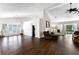 Open concept living room featuring hardwood floors and plenty of natural light at 3335 Ashton Dr, Suwanee, GA 30024