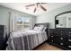 Bedroom with bed, dresser, and ceiling fan at 6918 Gallant Se Cir # 22, Mableton, GA 30126