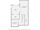 Floorplan of the basement showing electrical room and unfinished space at 1330 Adams Sw Dr, Atlanta, GA 30311