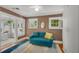 Inviting sitting room boasts natural light and colorful decor at 2705 Osborne Ne Rd, Brookhaven, GA 30319